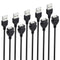 Smays USB Extension Cable 6 ft 5-Pack, USB-A 2.0 Male to Female
