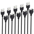 Smays USB Extension Cable 6 ft 5-Pack, USB-A 2.0 Male to Female