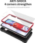 DUOPAL Case for LG Stylo 6 & LG K71, Military Grade Protection Shockproof with Tempered Glass Protector & Kickstand