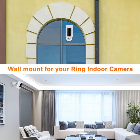 Strong Adhesive Adjustable Indoor/Outdoor Security Wall Mount Compatible with Arlo Pro/Pro 2/Pro 3/Ultra/Ultra 2, Ring