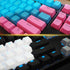 MECCANIXITY 108 Keys Pudding Keycaps Set, OEM Profile 60 Percent ABS for Mechanical Keyboard Layout (Black)