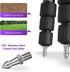 Rigych 6 3/8-16 Pcs Tripod Spike Feet - Thread, Rubber & Stainless Steel Spike Feet, Universal Anti-Slip