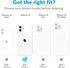 Speck iPhone 12 Case - Drop Protection, Scratch Resistant, Slim Design, Compatible Wireless Charging - Black, White