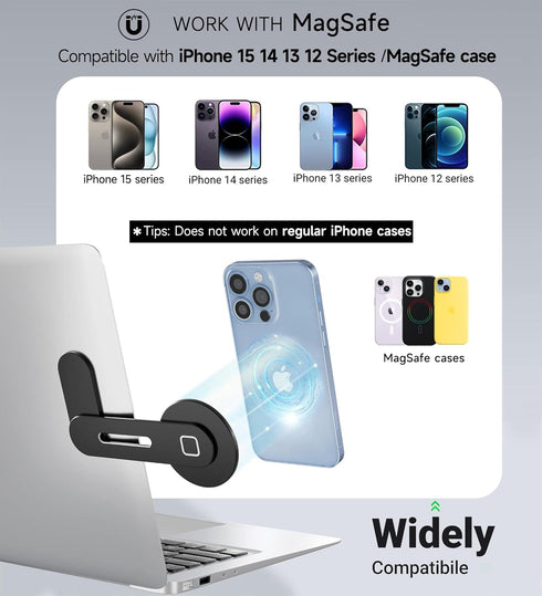MagSafe Accessories for iPhone 15 14 13 12 Series, Universal Laptop Accessories for Dual-Screen Interaction, Phone