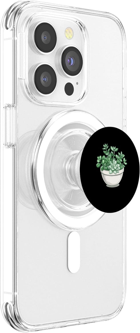 Jade Plant Crassula Ovata Lucky Plant Money Tree Jade Plant With Succulents PopSockets PopGrip for MagSafe