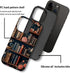 Akinmi 16 16 Case for iPhone Pro Max,Flower Bookshelf Exquisitely Pattern Double Protective Phone Cover Cases Soft