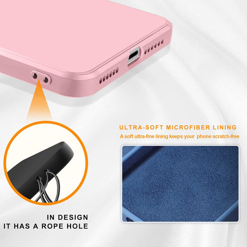 for iPhone 14 Pro Max Case, Liquid Silicone Gel Rubber Phone Case, Non-Yellowing Bumper Cover, Multi-Color Ultra Slim