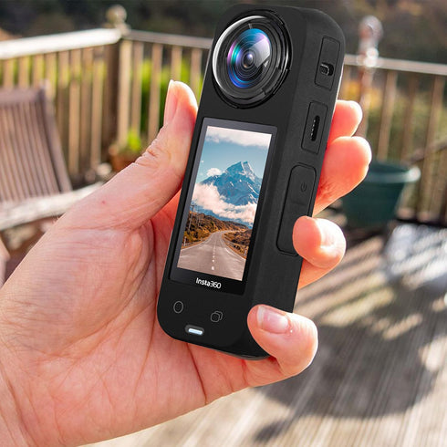 JINSERTA Dual Lens Guards for Insta360 X4 Action Camera, Protective Case for Insta 360 ONE X4 360 Waterproof Accessory