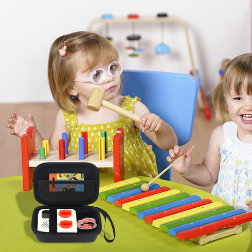 Carrying Case for Yoto Mini Kids Portable Bluetooth Speaker Player, Black (CASE ONLY) - Children s Audio & Music Player