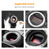 K&F CONCEPT 6 Pack CMOS 24mm 20mm Full-Frame Sensors Cleaning Swabs, DSLR SLR Digital Camera Dry CCD Clean Swabs