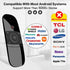 W1 Universal TV Remote Air Mouse, Wireless Keyboard Fly Mouse, 2.4GHz Connection for Nvidia Shield/Android TV/PC