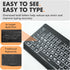 X9 Performance 7 4 Wired Keyboard and Mouse Combo - Large Print Backlit Keys for Seniors, Lighted Computer Keyboard