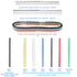 Glarks 1191Pcs 2.54mm Pitch 1 2 3 4 5 6 7 8 9 10 Pin Housing Connector and Male Female Crimp Pins with Pin Header and 10 Wire Rainbow Color Flat Ribbon IDC Cable Compatible with Dupont Connector Kit