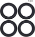 Fielect 6 Inch Speaker Foam Edge Surround Rings, Replacement Parts for Speaker Repair, 4pcs