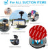 PKYAA Dashboard Pad Mounting Disk Sticky Adhesive Replacement Kit, 6pcs 3.15"(80mm) Circle Stickers for Suction Cup Car