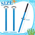 2 Pcs Pool Noodles Storage Pool Noodles Organizers with Handles Storage Straps for Hanging and Carrying Pool Noodles Garden Hose Pool Vacuum Hose Large Outdoor Pool Items, Blue