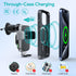 Wireless Car Charger, 15W Auto-Clamping Air Vent Holder for iPhone 15 14 13 12 11 Pro Max Plus Mini, Samsung S23