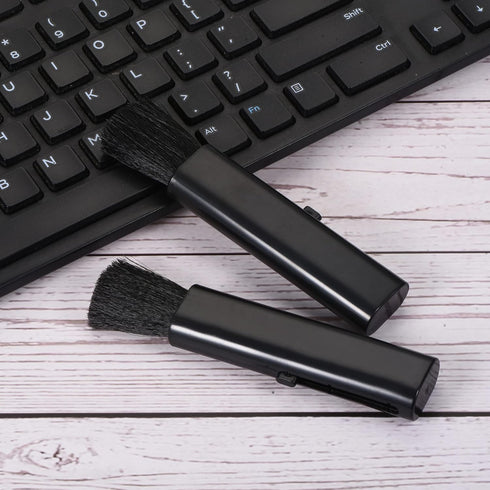 MECCANIXITY 2 Pack Soft Bristle Computer Cleaning Brush Tools for Keyboard, Camera Lens, Electronics