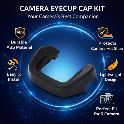 Camera Viewfinder Eyecup with Level Hot Shoe, ABS Material, Compatible with R Camera - Durable Protection, Angle