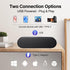 ZETIY Updated Computer Speaker, USB Powered Speaker for Desktop,Windows PC,Mac. Portable Mini Sound bar-Plug and Play with Volume Control and Mute Button (USB-C to USB Adapter Included)