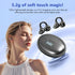 SHIJIAET 5.4 IPX7 Headsets, 3 Pearl Clip Ear Open Earbuds, Bluetooth Headphones, Waterproof Clip on Earphones