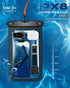 Lanhiem 10.5" Large Waterproof Phone Pouch, 2 Pack Universal IPX8 Dry Bag with Lanyard for iPhone 15 14 13 Pro Max,