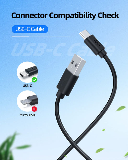 Fast Charger Cord for JBL Charge 4, Charge 5, Flip 5, Clip 4, Pulse 4 Portable Wireless Bluetooth Speaker USB C