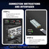 Critin 4K Display Port to HDMI Adapter, Uni-Directional Display Port Computer to HDMI,Plug & Play Converter with Audio