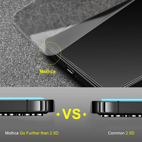 Mothca Matte Glass Screen Protector for iPhone 14 Pro 6.1" (2022) - Anti-Glare, Anti-Fingerprint, Easy Install, Bubble