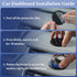 LONGQUAN 360 [89+LBS 2600gf 17/16/15/14/13/12 Upgraded Vacuum Magnetic Car Phone Holder, Strong Suction Cup Phone Mount