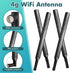 Tellegloww 4 4g 4g Pcs WiFi Antenna Cellular Trail Camera Reveal LTE Trail Camera Replacement Antenna with Rp-SMA Male