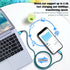 Apple MFi Certified 6FT iPhone Charger 3 Pack - Fast Charging Nylon Braided USB Lightning Cable for iPhone & iPad.