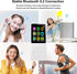 imkavery 128GB MP3 5.2, Player with Bluetooth Portable White Music Player for Kids with Built-in HD Speaker, FM Radio