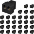 Uvital RJ12 6P6C 3 Female Telephone Line Splitters, Phone Jack Splitter, Telephone Landline Cable Connector (Black, 30