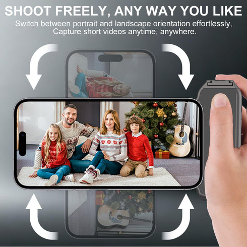 Desiontal 8X Control(10M Magnetic Phone Camera Grip, Suction DSLR Style Handle with Remote Range), Compatible