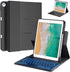 Keyboard Case for iPad 9.7" (5th/6th Gen), 360° Rotatable with Pencil Holder, 7 Color Backlit Bluetooth Keyboard
