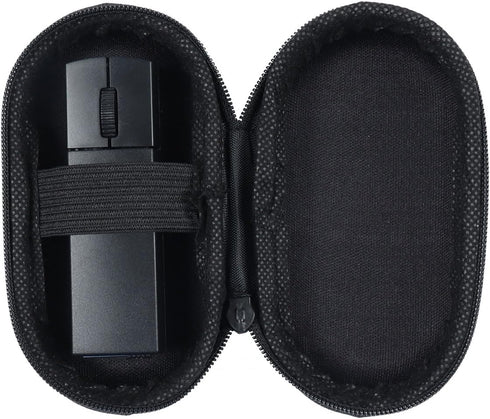 Ultra Small Bluetooth Wireless Mouse, Dual Mode (BT+2.4G) Noiseless Rechargeable Mouse with Case, Portable