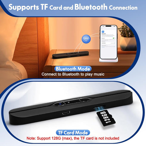 Innonew 10 Pillow Speakers for Sleeping, Mini Portable Bluetooth Bone Conduction Under Pillow Sleep Speaker with Stereo