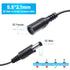 4 Pack 10ft/3M DC Power Extension Cable,12V DC 5.5mm*2.1mm Power Adapter Cord for 12V CCTV Security Camera, DVR, NVR, Baby Monitor, LED Strip String Light, Router and More Devices (Black)