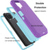 Heavy Duty Armor Case for Samsung Galaxy A12 6.5", Rugged Shockproof Dual Layer Hybrid Cover with Silicone Bumper,