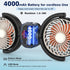 5V/2A 3 360 Hayousui Backseat Car Fan for Kids: Battery & USB Powered Rear Seat Car Cooling Fans, Speed Independent