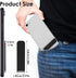 Ultra-Thin Adjustable Mini Alloy Cell Phone Holder, Portable Foldable Stand for Mobile Phone Tablet (Black)