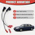 2 Pack 1988-UP Speaker Harness Replacement Compatible with Select GM Vehicles, Front Rear Door Speaker Wiring Harness