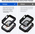 Tensea for Apple Watch Series 9 8 7 41mm Screen Protector Case, Sweatproof Bumper with Built-in Tempered Glass Film
