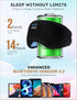 MUSICOZY Sleep Headphones, Bluetooth 5.2 Headband Sleeping Eye Mask, Wireless Music Earbuds for Side Sleepers