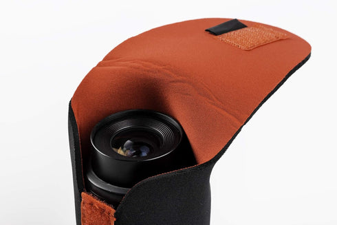 Lens Pouch Set for Canon Nikon Sony Panasonic Pentax Olympus DSLR Camera - Soft Neoprene Travel Case with Cleaning Pen