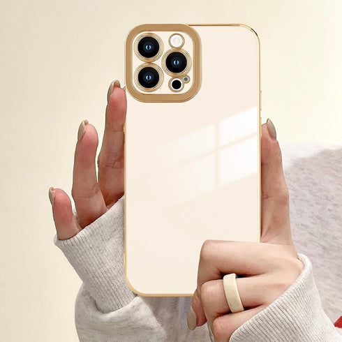 Lafunda Designed for iPhone 15 Pro Max Case, Cute Luxury Plating Case for Women Girls with Camera Protection Shockproof