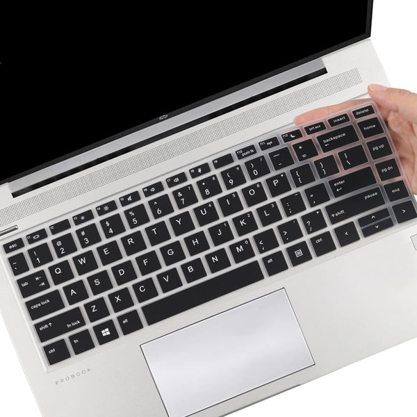 Keyboard Cover for HP ProBook 440 445 G9 G5 G6 G7 G8 G10, 14 inch Protective Skin (Not fit 430/440/640 G2 G3) -Bk