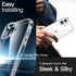 JETech 16 6.1-Inch, Case for iPhone Non-Yellowing Shockproof Phone Bumper Cover, Anti-Scratch Clear Back (Clear)