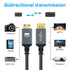 Twozoh 1FT 2 Pack, 3D/4K@60Hz 18Gbps/2160P/1080P Mini HDMI to HDMI Cable Nylon Braided HDMI to Mini HDMI Support